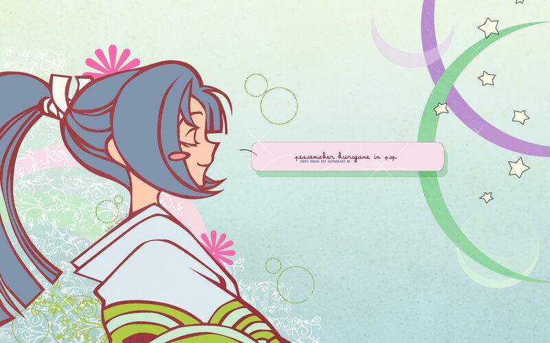 anime girl in kimono
