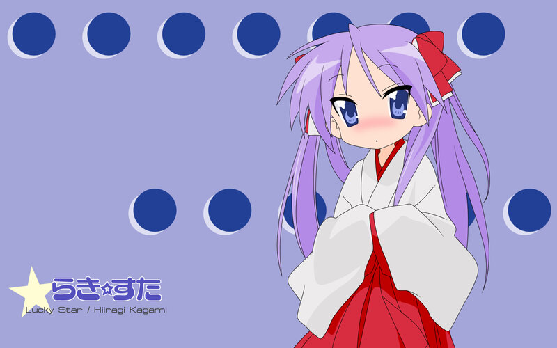 Anime girl in kimono
