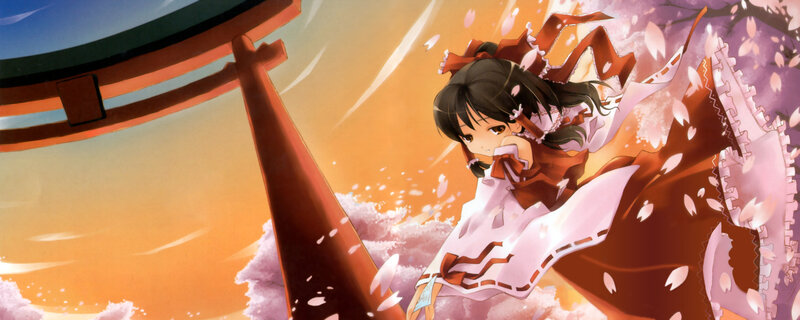 Anime Girl in Kimono — Orange, Dramatic