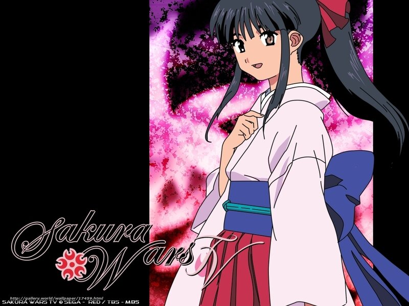 Anime Girl in Kimono — Pink, Dramatic, Long Hair