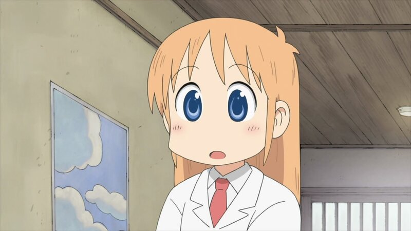 anime girl in lab coat