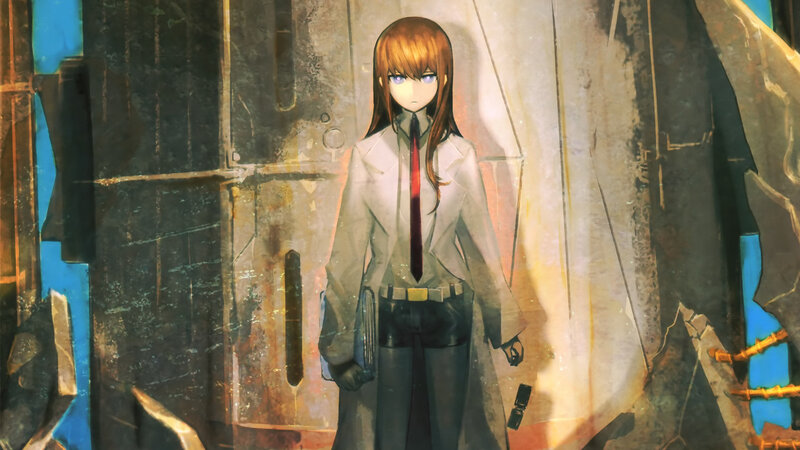 Anime Girl in Lab Coat — Brown