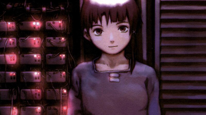 Anime Girl in Lab — Purple