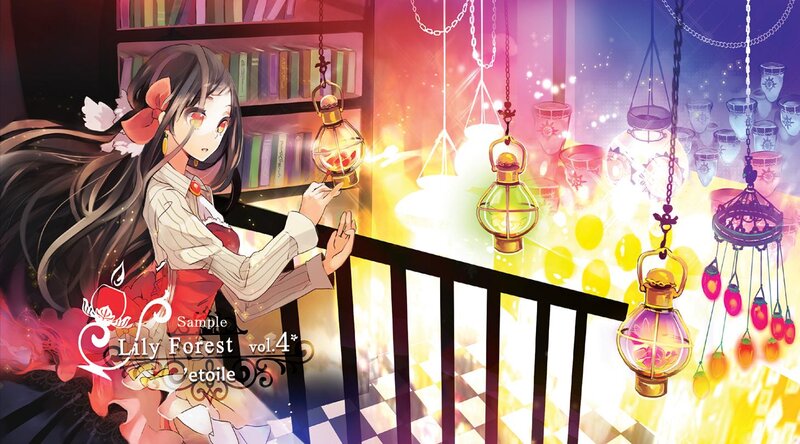 Anime Girl in Library — Purple, Magical