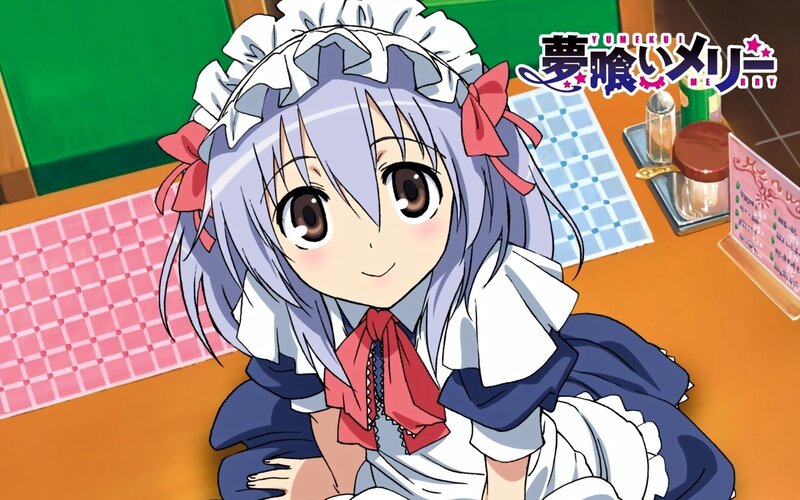 anime girl in maid outfit