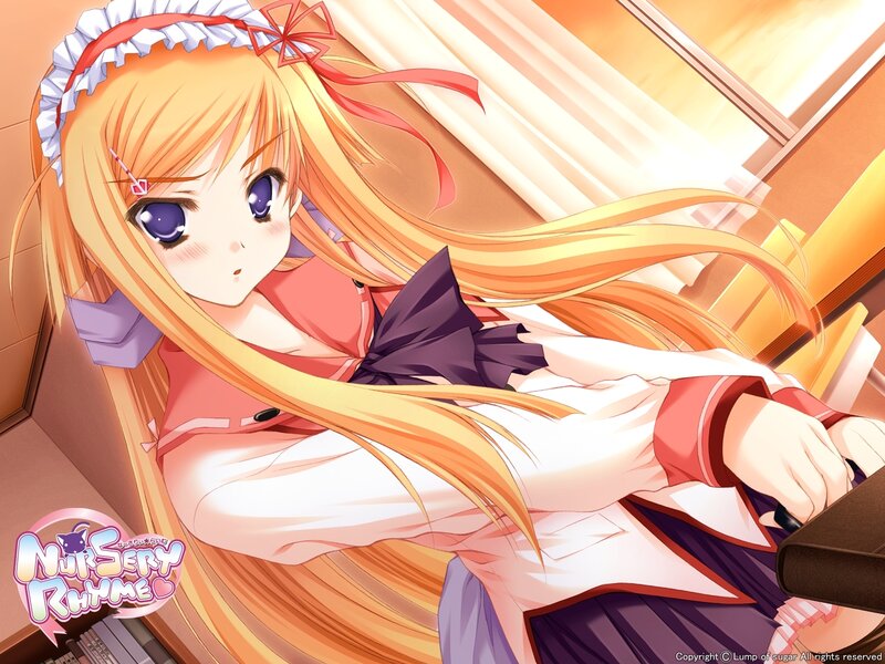 anime girl in maid outfit