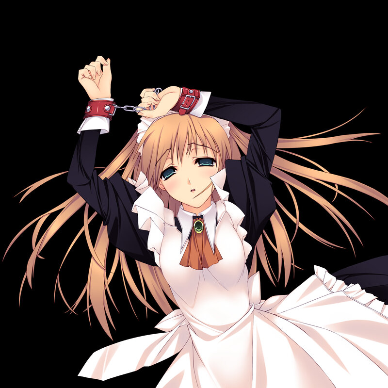 anime girl in maid outfit