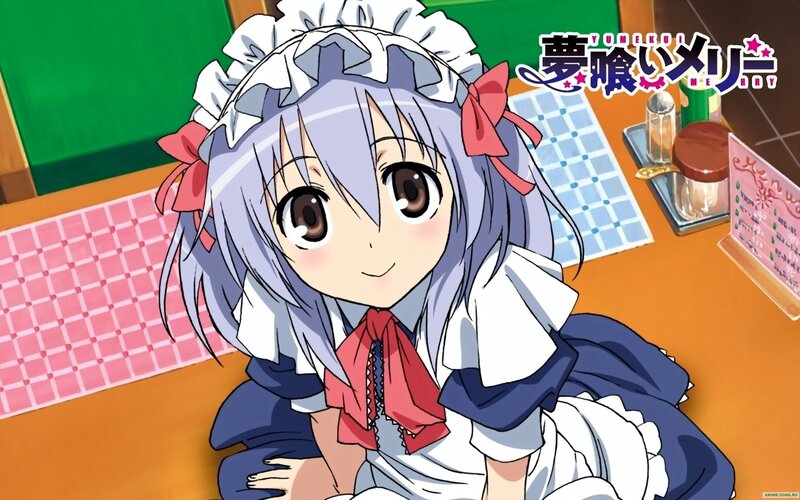 anime girl in maid outfit