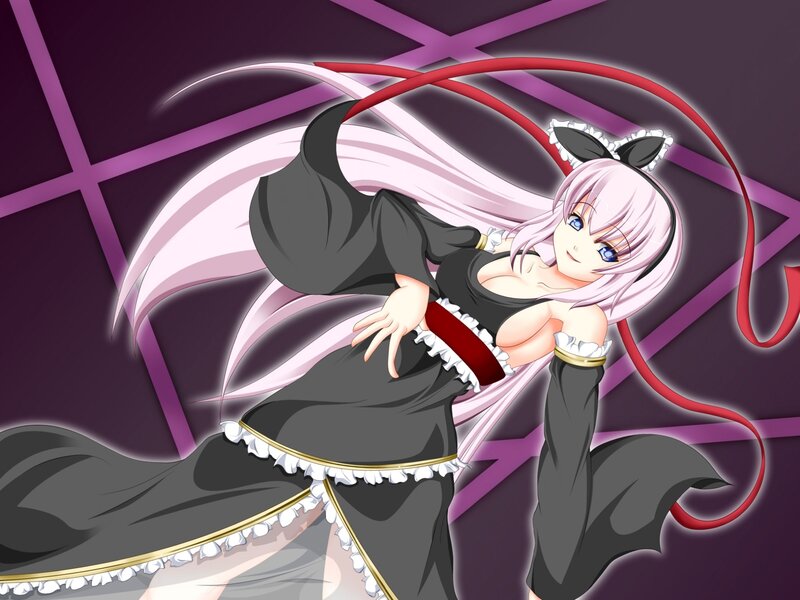 anime girl in maid outfit