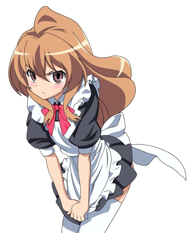 anime girl in maid outfit