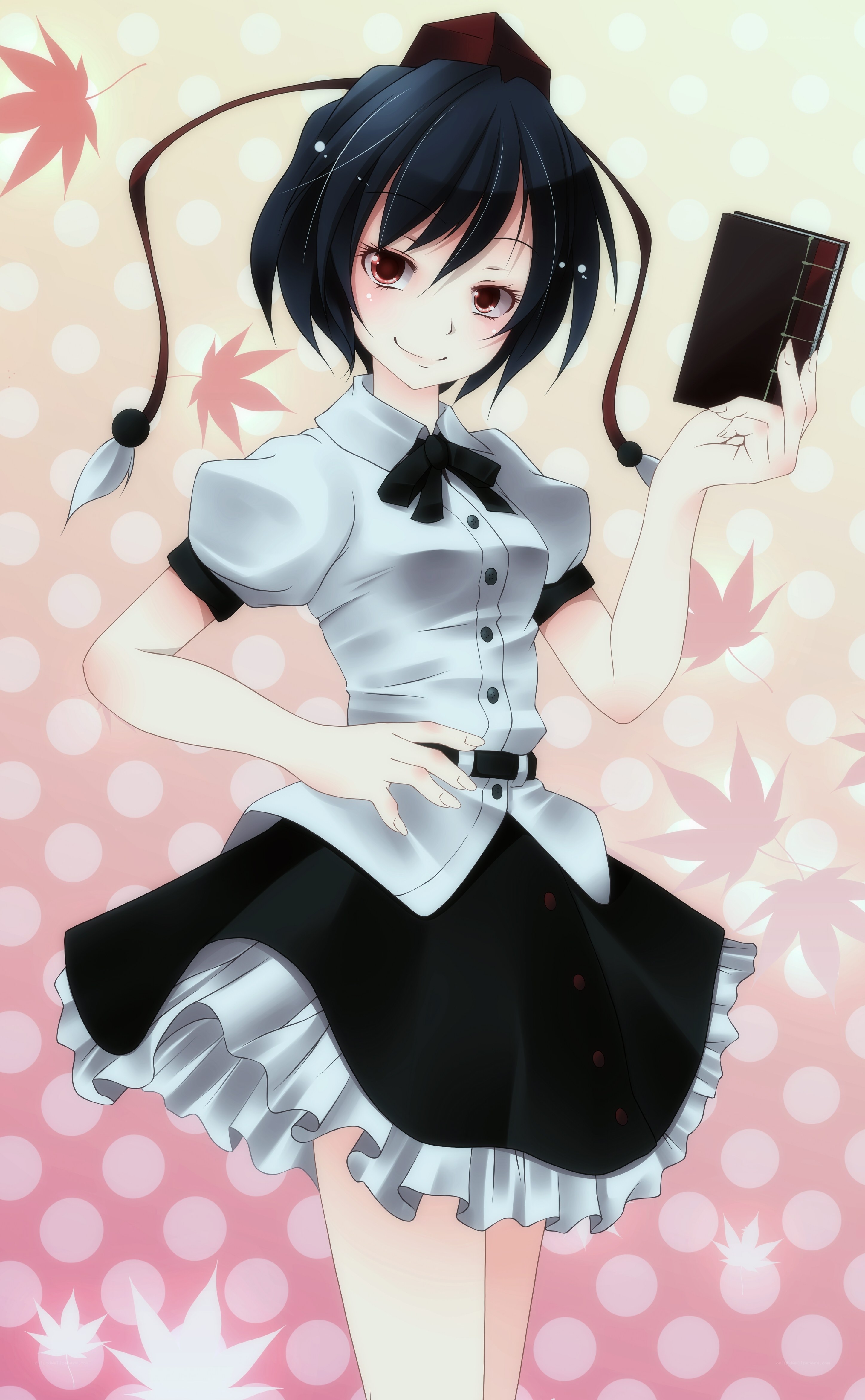 anime girl in maid outfit