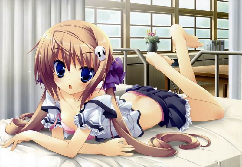 anime girl in maid outfit