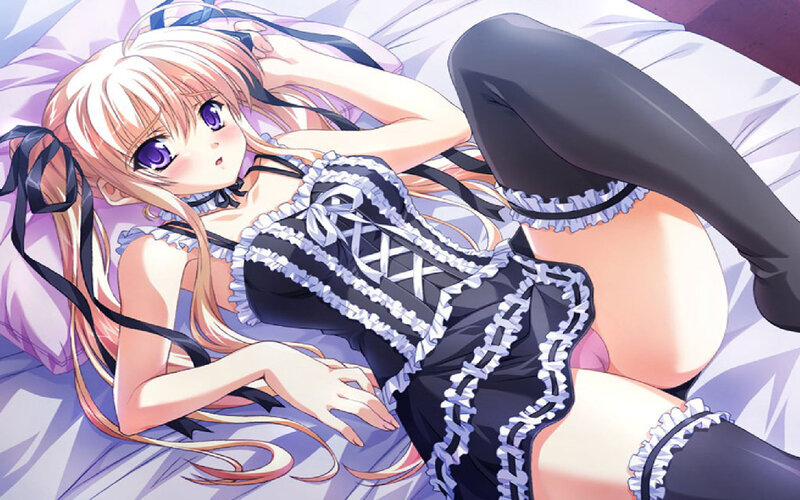 Anime Girl in Maid Outfit — Black, Relaxed