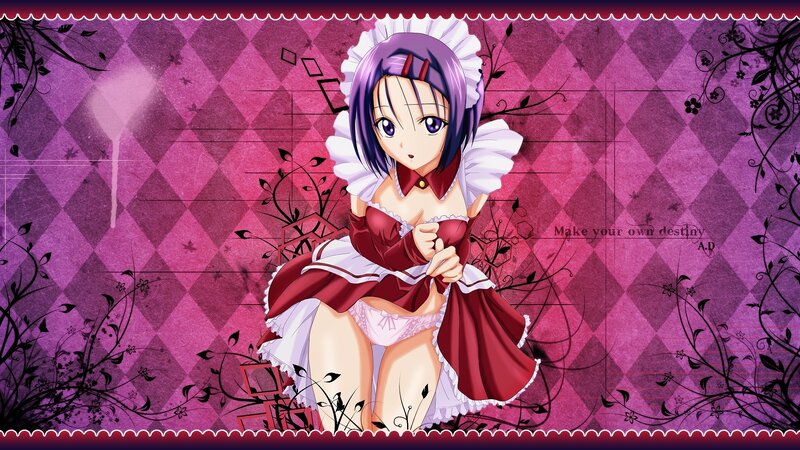 Anime Girl in Maid Outfit — Pink, Dramatic, Maid Dress