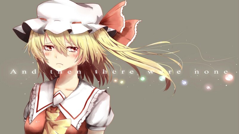 Anime Girl in Maid Outfit — White, Melancholic, Hat