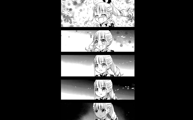 Anime Girl in Manga Panels