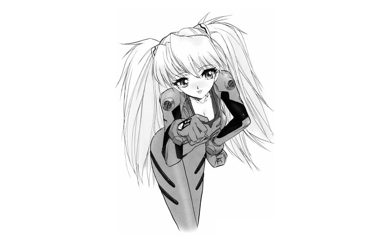 anime girl in mech suit