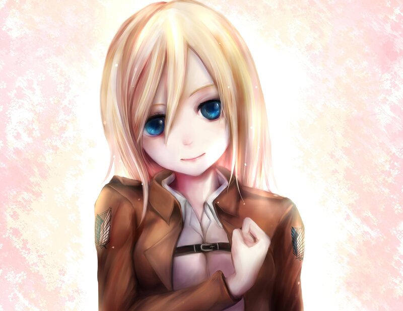 anime girl in military uniform