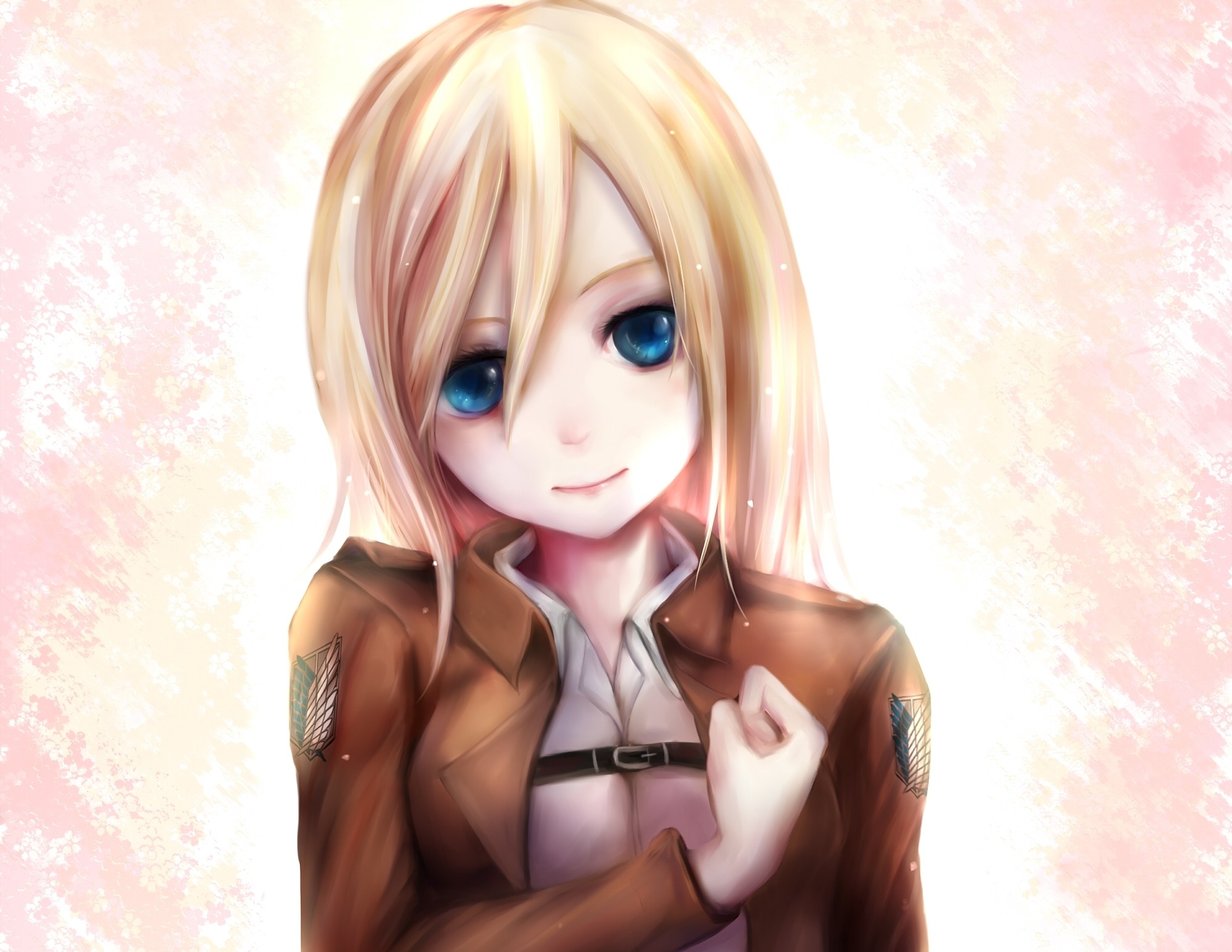 anime girl in military uniform
