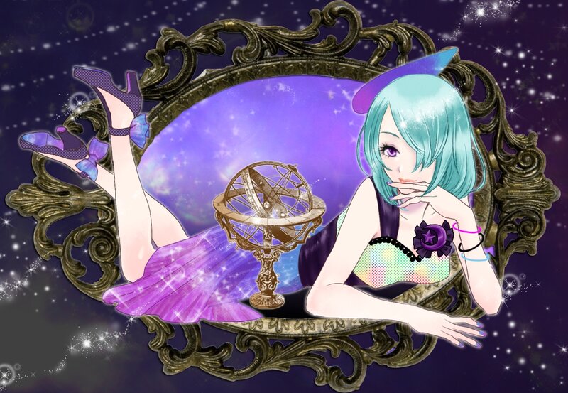 Anime Girl in Mirror