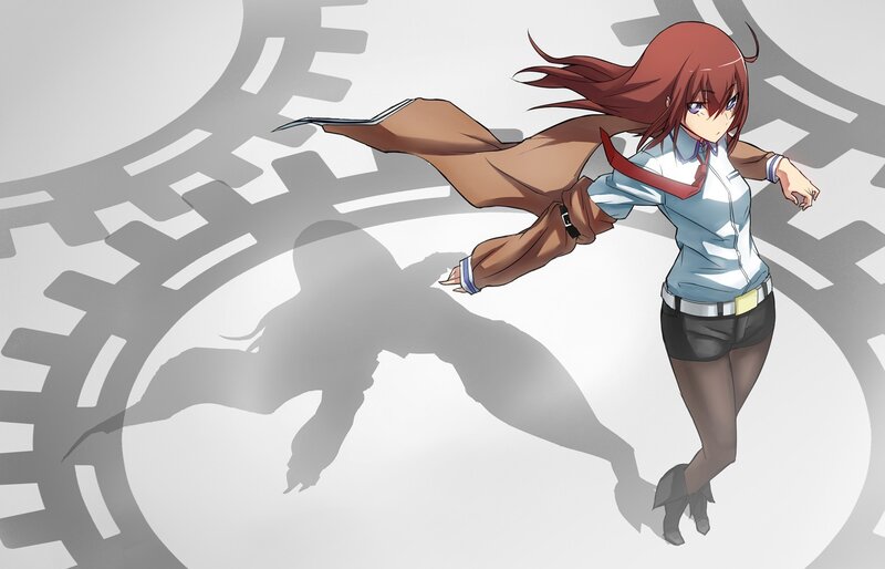 anime girl in motion