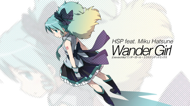 Anime Girl in Motion — Blue
