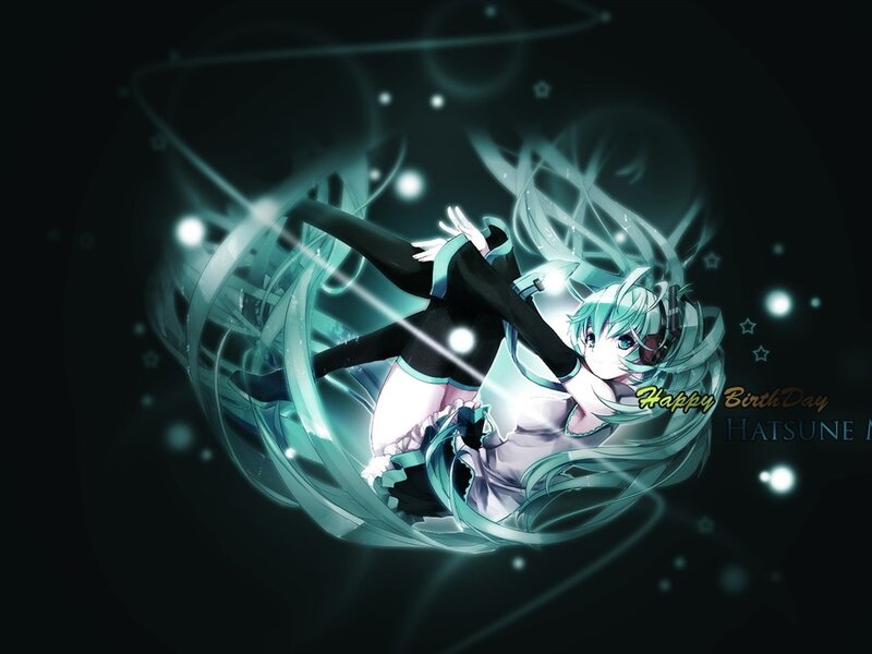 Anime Girl in Motion — Teal