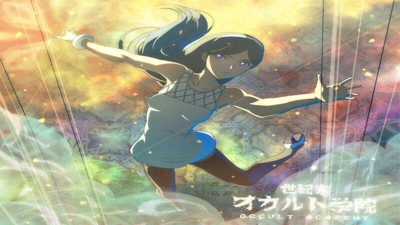 Anime Girl in Motion — Yellow