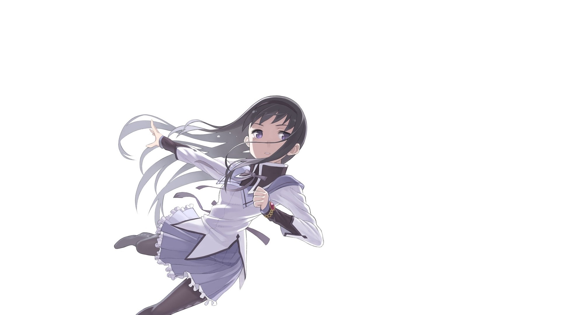 anime girl in motion