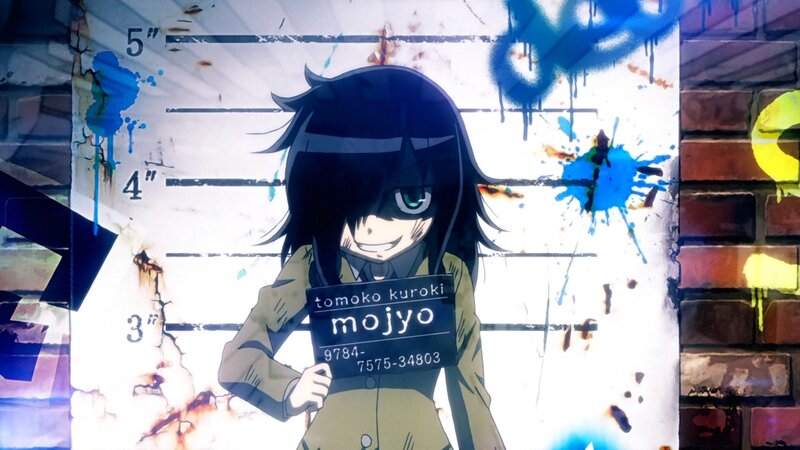 Anime Girl in Mugshot — Black
