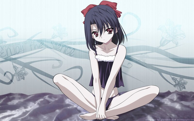 anime girl in nightwear