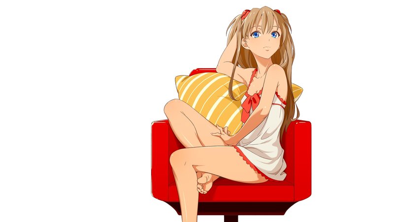 anime girl in nightwear