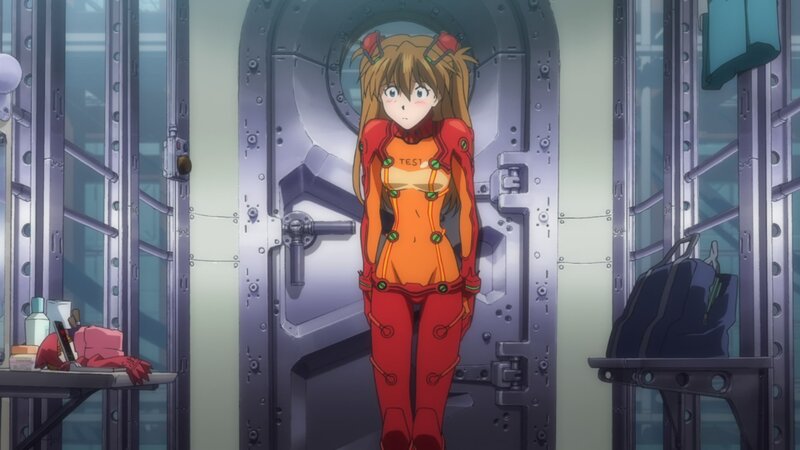 anime girl in orange suit