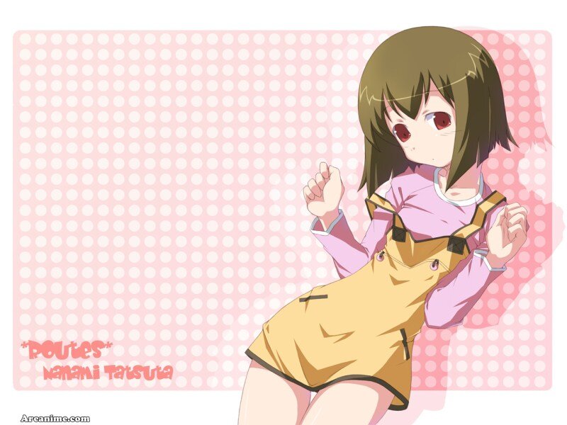 Anime Girl in Overalls — Pink