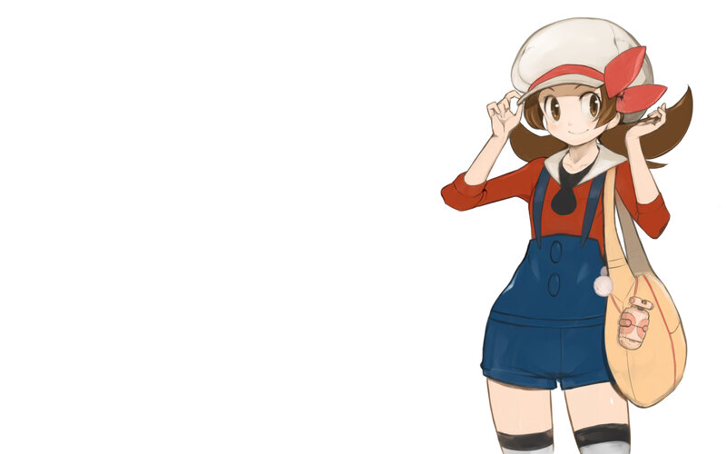 anime girl in overalls