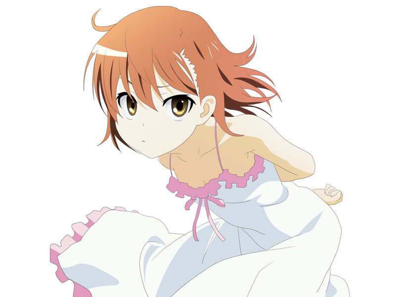 anime girl in pajamas