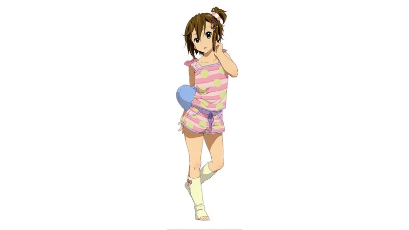 anime girl in pajamas