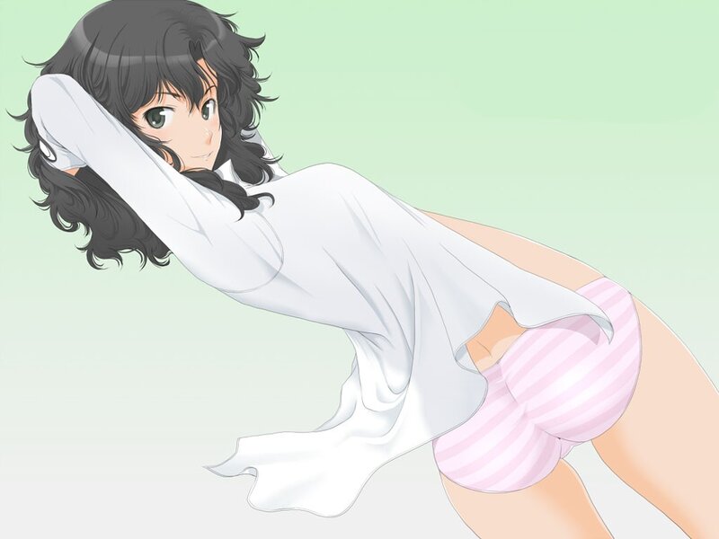 anime girl in pajamas