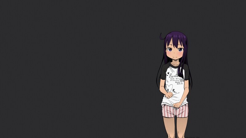 anime girl in pajamas