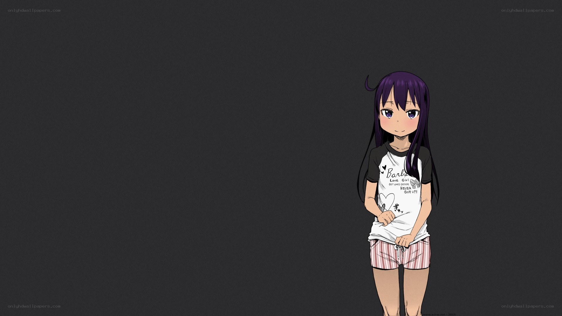 anime girl in pajamas