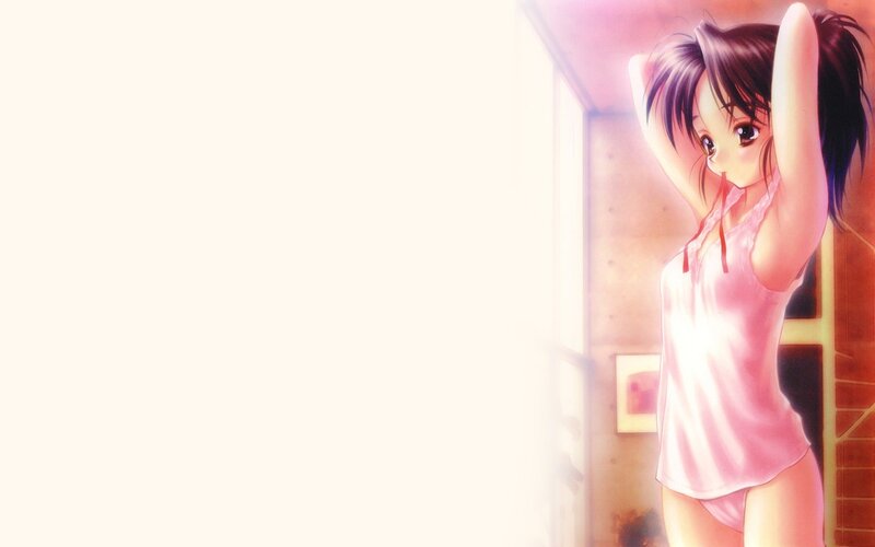 Anime Girl in Pajamas — Pink