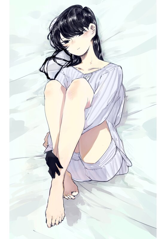 Anime Girl in Pajamas — White, Calm, Manga