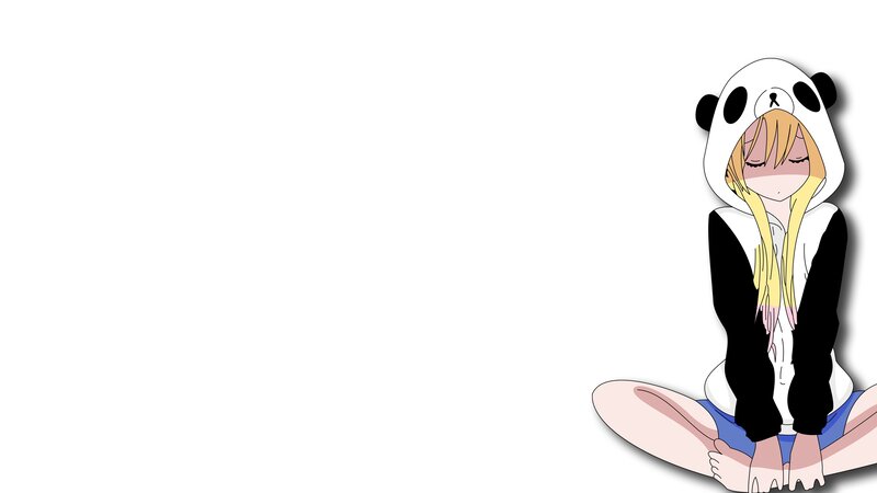 Anime Girl in Panda Onesie