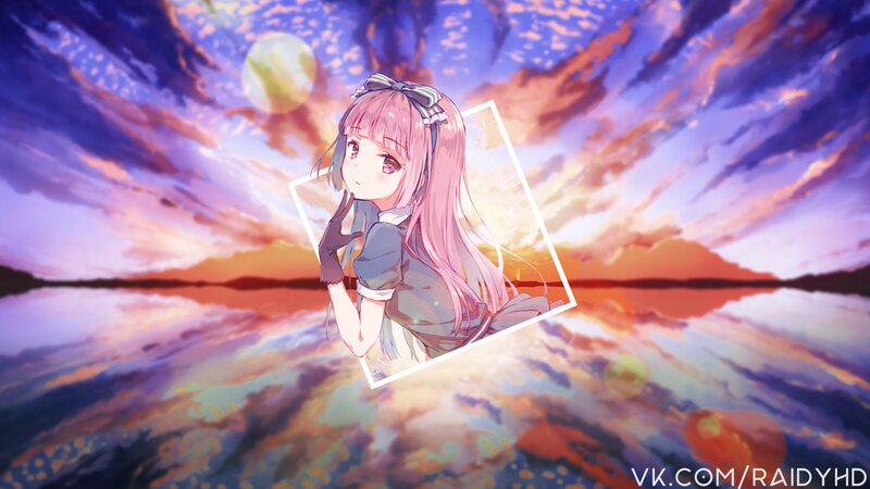 Anime Girl in Photo Frame
