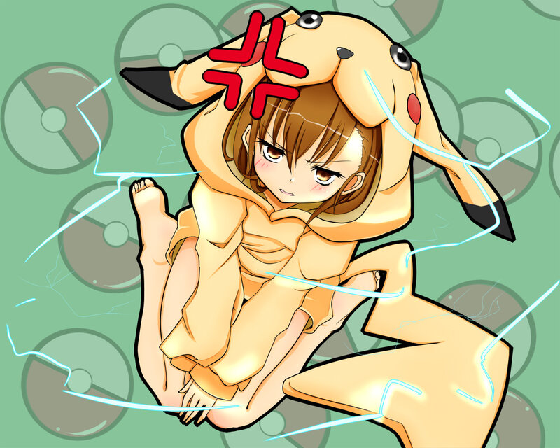 anime girl in Pikachu costume