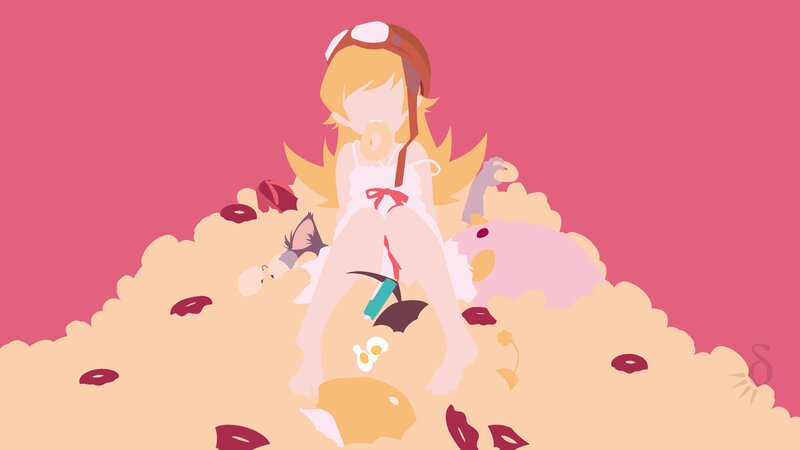 Anime Girl in Pile