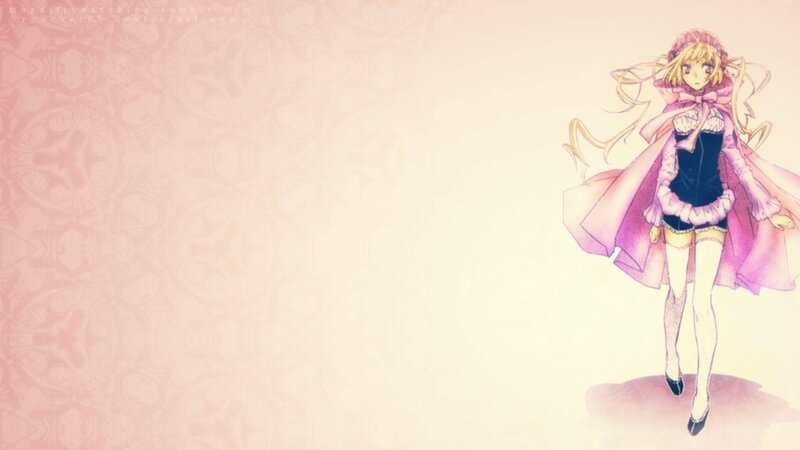 Anime Girl in Pink Cloak — Calm