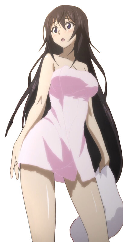 anime girl in pink dress