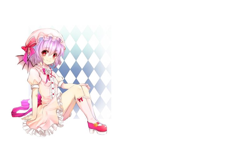 anime girl in pink dress