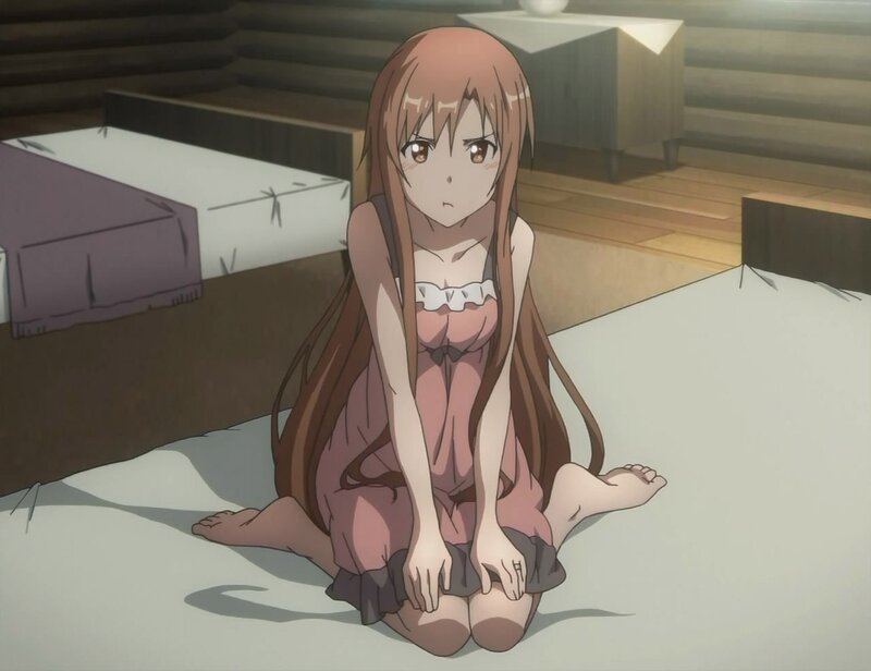 anime girl in pink dress
